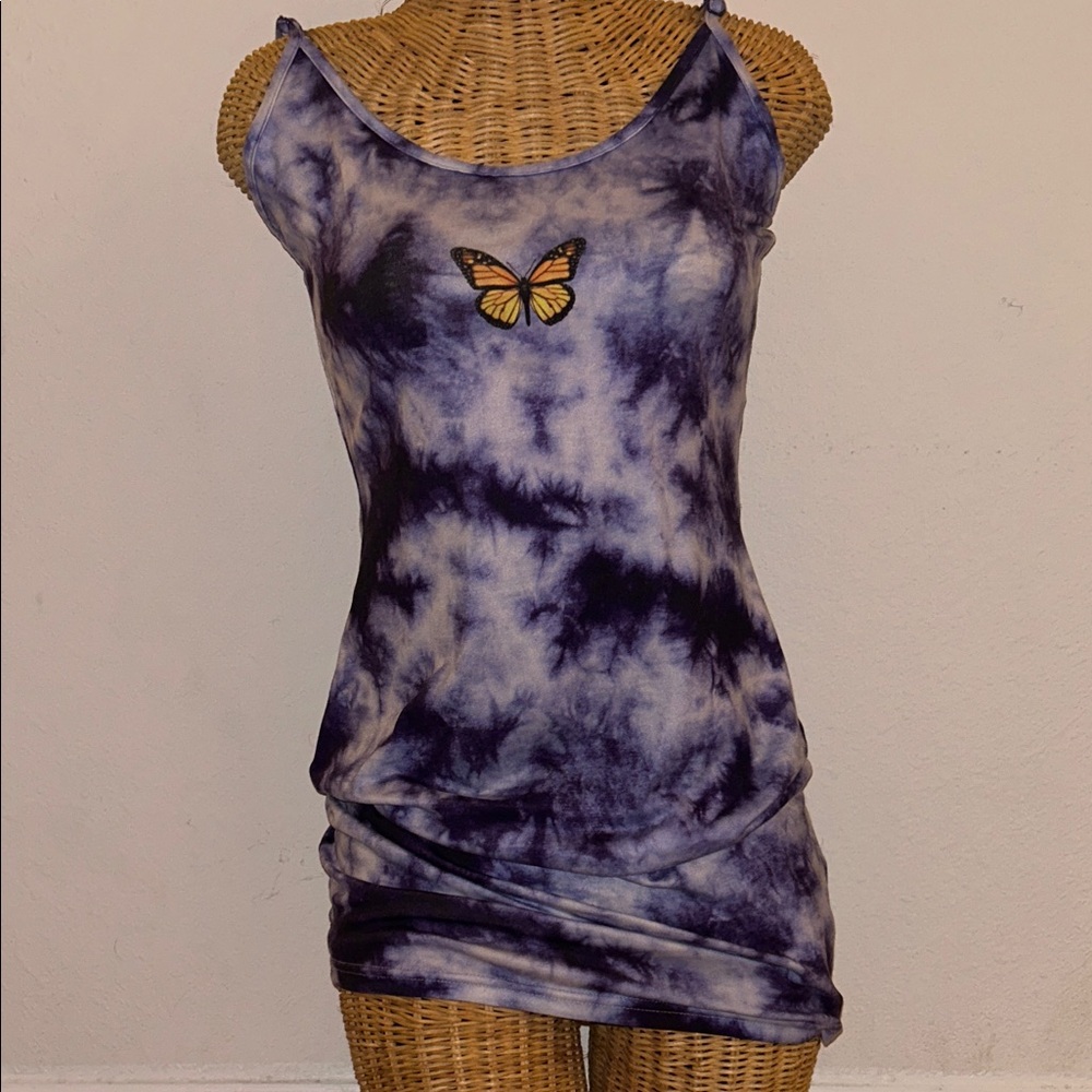 Tie-Dye Butterfly Women’s Nightgown